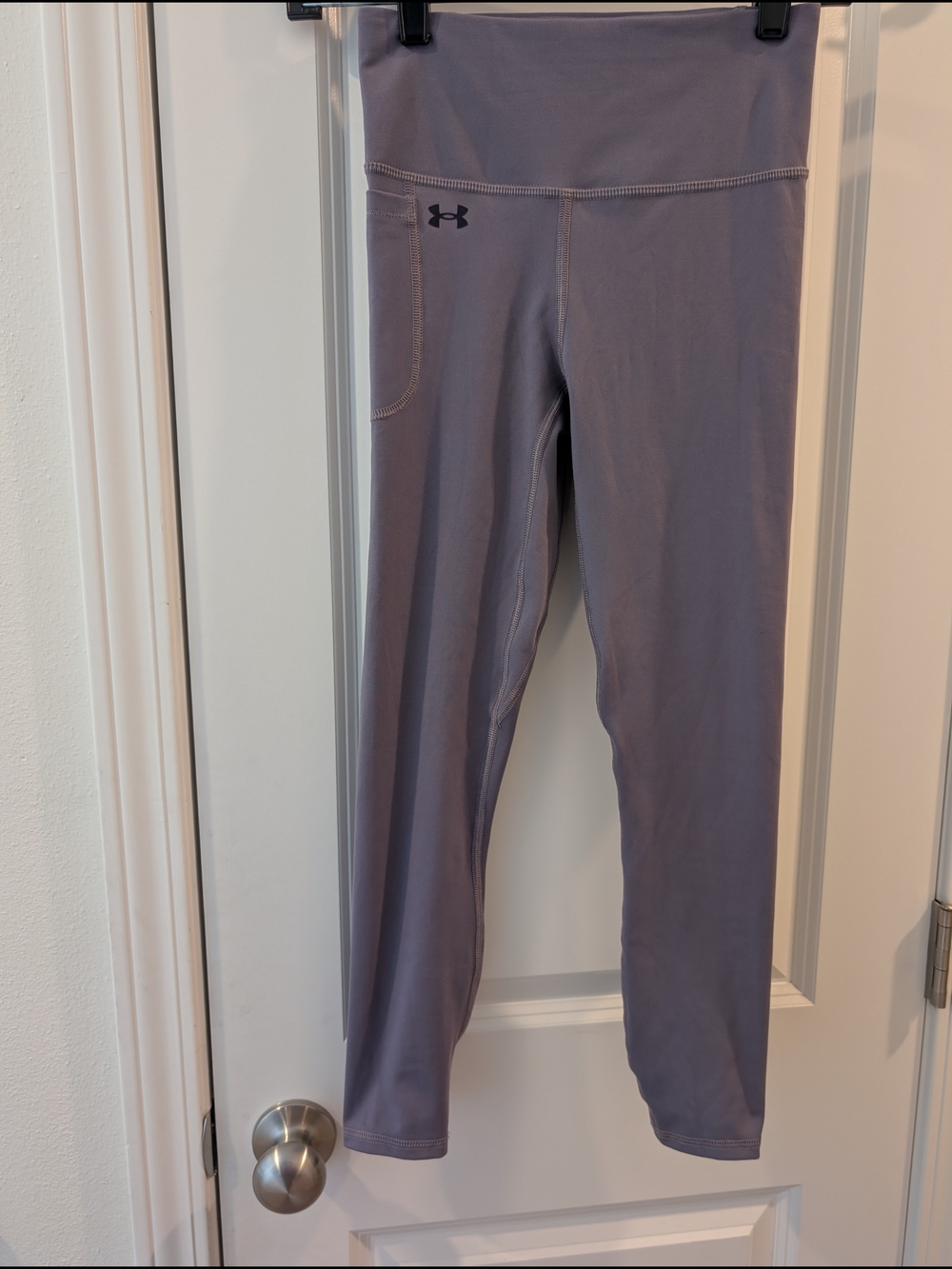 Under Armour Girls' Purple Athletic Leggings